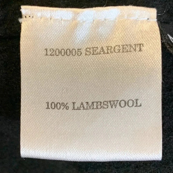 Rodebjer Women's Seargent 100% Lambswool Classic Fit Button Up Trench Coat SZ M - Picture 9 of 12